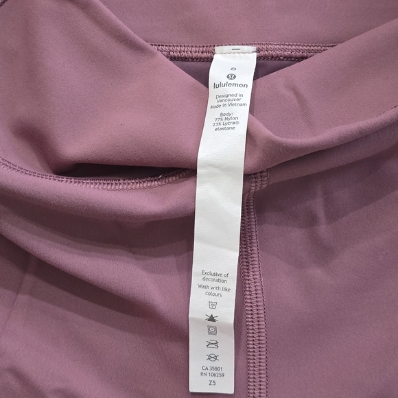 Lululemon Athletica Mauve Leggings - Picture 5 of 6